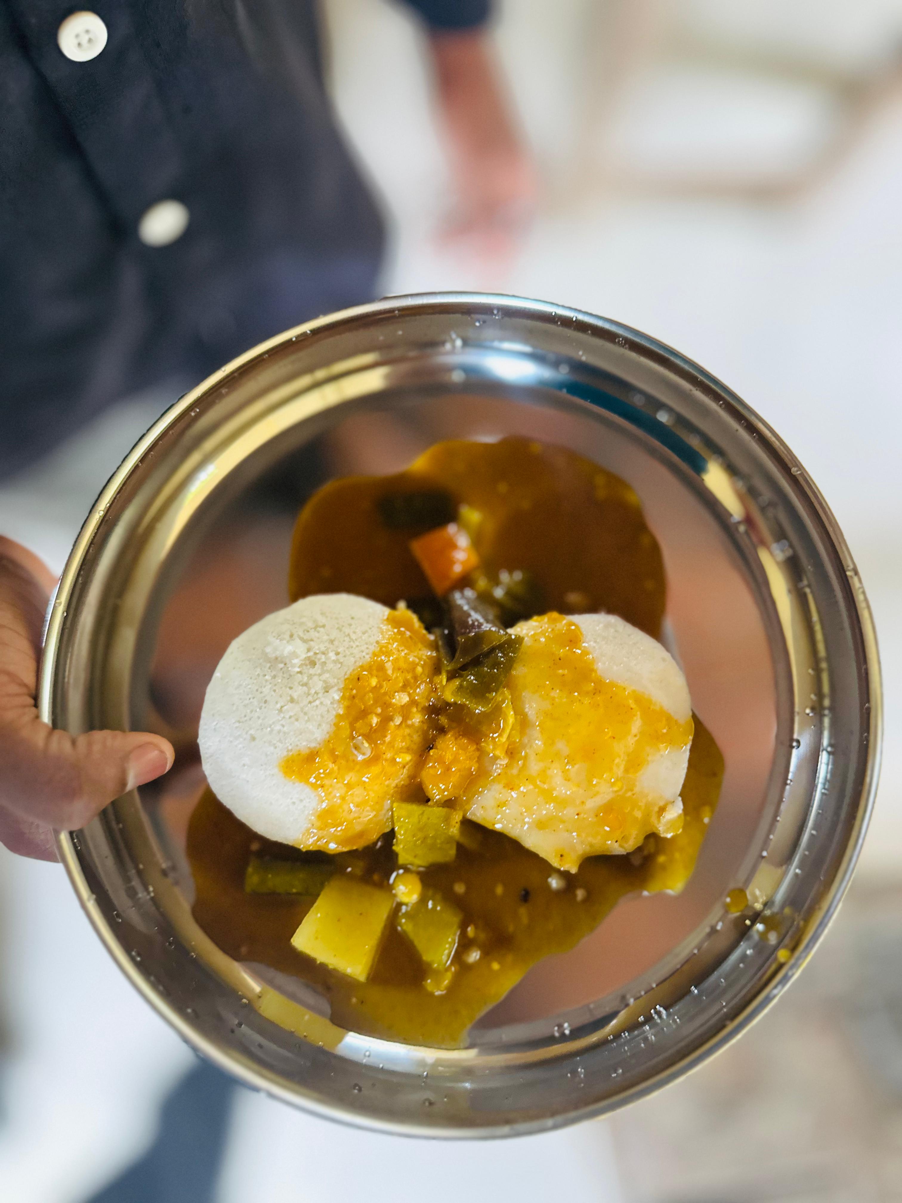 Children enjoying Annapoorna breakfast
